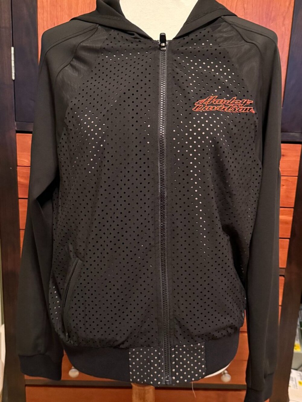 NWOT Harley- Davidson Lightweight Perf Hooded Jacket